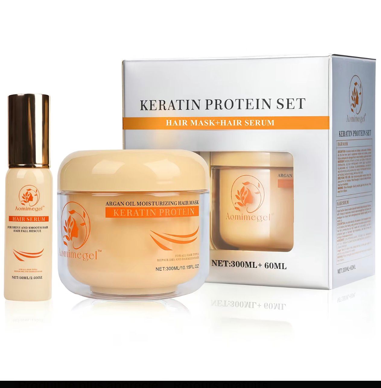 Aomimegel Simple Clean Hair Mask with Collagen & Argan Oil