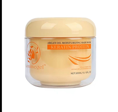 Aomimegel Simple Clean Haarmaske mit Kollagen & Arganöl - Sanfte Tiefenpflegebehandlung für Haar- & Kopfhautpflege Haarkollagen-Haarmaske Shampoo Silikonfrei Keratin Anti-Frizz Alkoholfrei Nährend Feuchtigkeitsspendend / Hydratisierende Haarprodukte